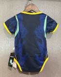 2026 Brazil Away Baby Infant Crawl Suit