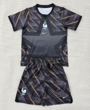 2026 France Black GoalKeeper Kids Soccer Jersey