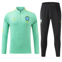 26-27 Brazil High Quality Half Pull Tracksuit