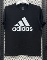 2026 AD Black High Quality Pure Cotton Casual T-Shirt