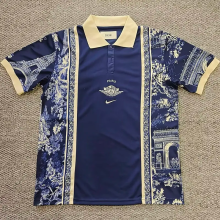 26-27 PSG Blue Black Casual Edition Polo Short Sleeve