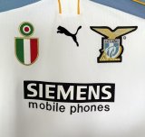 2000-2001 Lazio Away Retro Soccer Jersey