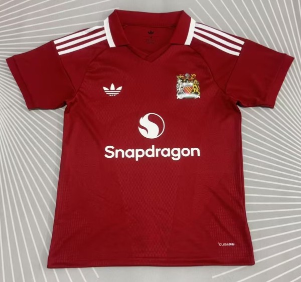 26-27 Man Utd Red 125th Anniversary Edition Fans Soccer Jersey