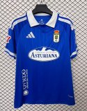 26-27 Real Oviedo Home Fans Soccer Jersey