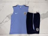 26-27 England High Quality Tank Top And Shorts Suit