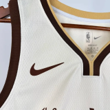 25-26 WARRIORS BUTLERIII #10 Khaki City Edition Top Quality Hot Pressing NBA Jersey (V领)