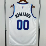 25-26 JAZZ MARKKANEN #00 White Top Quality Hot Pressing NBA Jersey