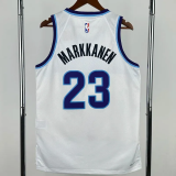25-26 JAZZ MARKKANEN #23 White Top Quality Hot Pressing NBA Jersey