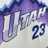 25-26 JAZZ MARKKANEN #23 White Top Quality Hot Pressing NBA Jersey