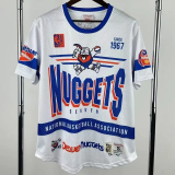 2026 Nuggets White Retro High Quality Casual T-Shirt #MN