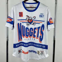 2026 Nuggets White Retro High Quality Casual T-Shirt #MN