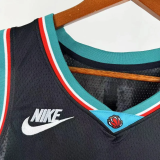 25-26 Grizzlies MORANT #12 Black Retro Top Quality Hot Pressing NBA Jersey