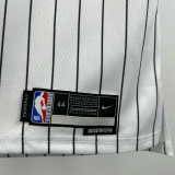 25-26 Magic O'NEAL #32 White Top Quality Hot Pressing NBA Jersey(条纹)