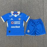 26-27 Cruz Azul Home Kids Soccer Jersey