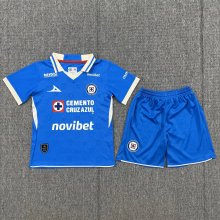 26-27 Cruz Azul Home Kids Soccer Jersey