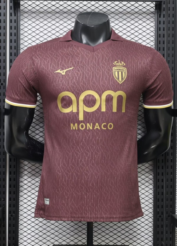 26-27 Monaco Away Player Version Soccer Jersey