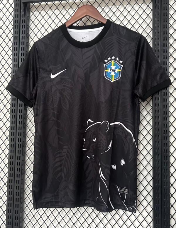 26-27 Brazil Black Special Edition Fans Soccer Jersey