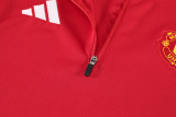 26-27 Man Utd High Quality Half Pull Tracksuit
