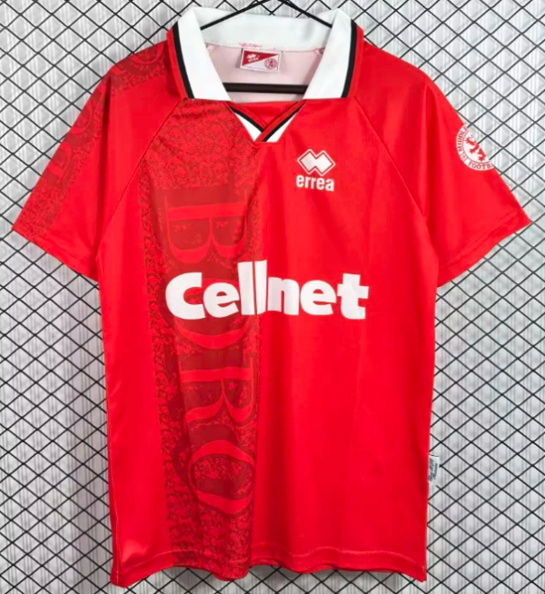 1996-1997 Middlesbrough Home Retro Soccer Jersey