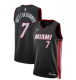 26-27 Miami Heat #7 Giannis Antetokounmpo Black Stitched Basketball Jersey