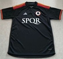 23-24 Roma Third Fans Soccer Jersey*带赞助商