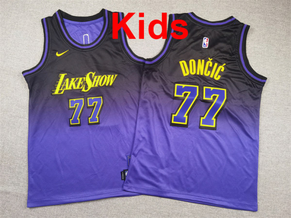 2026  L.A. Lakers Top Quality Hot Pressing Kids NBA Jersey