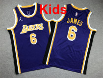 2026  L.A. Lakers Top Quality Hot Pressing Kids NBA Jersey