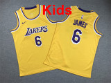 2026  L.A. Lakers Top Quality Hot Pressing Kids NBA Jersey