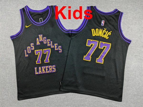 2026  L.A. Lakers Top Quality Hot Pressing Kids NBA Jersey