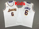 2026  L.A. Lakers Top Quality Hot Pressing Kids NBA Jersey