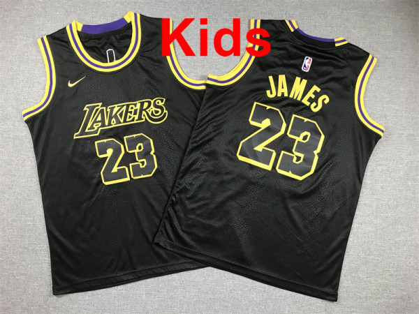 2026  L.A. Lakers Top Quality Hot Pressing Kids NBA Jersey