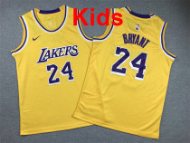 2026  L.A. Lakers Top Quality Hot Pressing Kids NBA Jersey