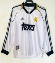 1998-2000 RMA Home Long Sleeve Retro Soccer Jersey
