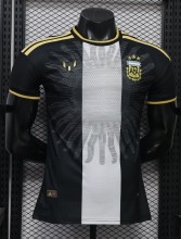 26-27 Argentina Black Messi Farewell Match Player Version Soccer Jersey