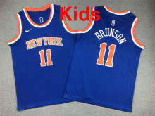 2026  Knicks Top Quality Hot Pressing Kids NBA Jersey