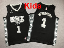 2026  Sa Spurs Top Quality Hot Pressing Kids NBA Jersey
