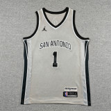 2026  Sa Spurs Top Quality Hot Pressing Kids NBA Jersey