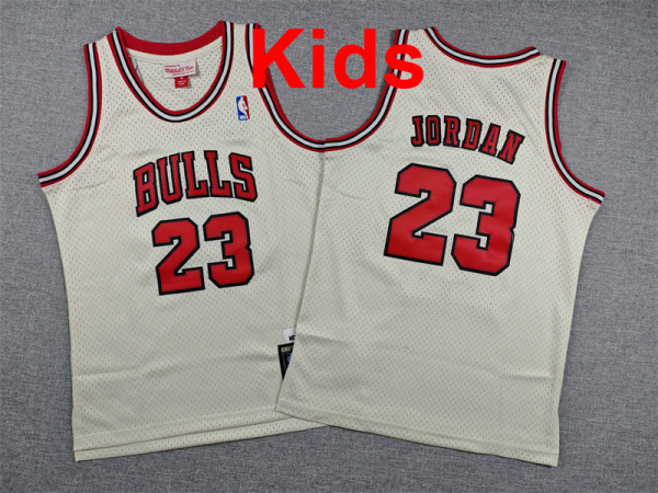2026  Bulls Top Quality Hot Pressing Kids NBA Jersey