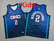 2026  OKC Top Quality Hot Pressing Kids NBA Jersey