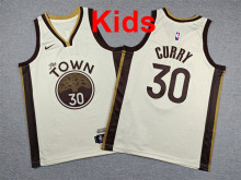 2026  Warriors Top Quality Hot Pressing Kids NBA Jersey