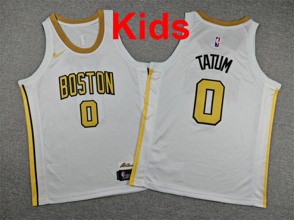 2026  Celtics Top Quality Hot Pressing Kids NBA Jersey