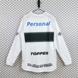 2002 Club Olimpia Home Long Sleeve Retro Soccer Jersey