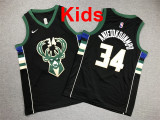 2026  Bucks Top Quality Hot Pressing Kids NBA Jersey