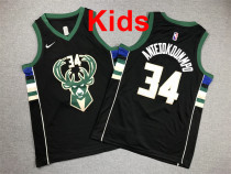 2026  Bucks Top Quality Hot Pressing Kids NBA Jersey