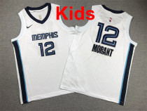 2026 Grizzlies Top Quality Hot Pressing Kids NBA Jersey