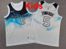 2026  Timberwolves Top Quality Hot Pressing Kids NBA Jersey