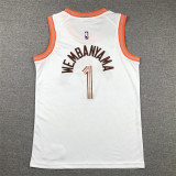 2026  Sa Spurs Top Quality Hot Pressing Kids NBA Jersey
