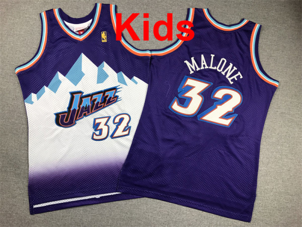 2026  Jazz Top Quality Hot Pressing Kids NBA Jersey
