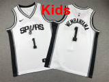 2026  Sa Spurs Top Quality Hot Pressing Kids NBA Jersey