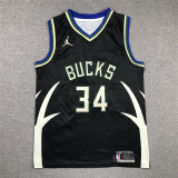2026  Bucks Top Quality Hot Pressing Kids NBA Jersey
